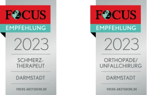 Focus-Empfehlung 2023: Schmerztherapeut und Orthopäde/Unfallchirurg, Darmstadt